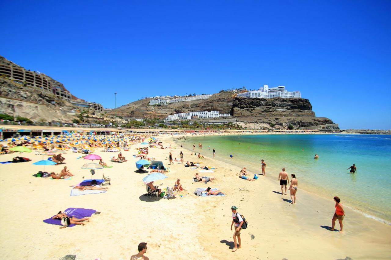 Studio In Top Lage Direkt Am Strand Arguineguin Exteriör bild