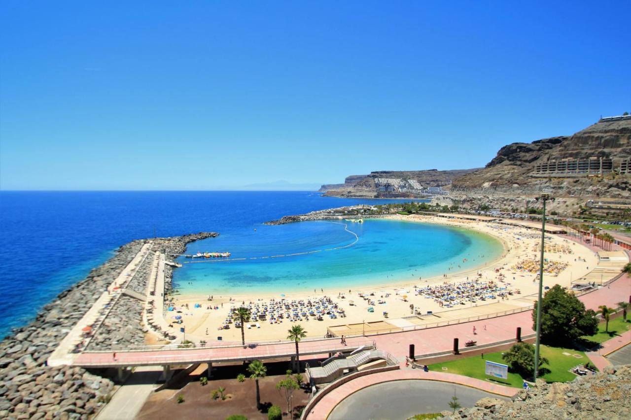 Studio In Top Lage Direkt Am Strand Arguineguin Exteriör bild
